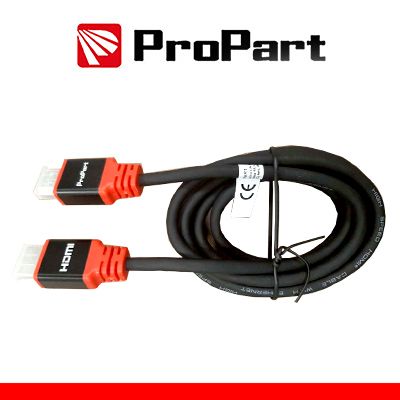 PROPART Cavo HDMI 2.0 HighSpeed 4K 3D con Ether.1m SP-SP - NERO