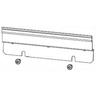 Pannello divisorio in melaminico grigio per scrivanie singole 140xH.42 cm linea…