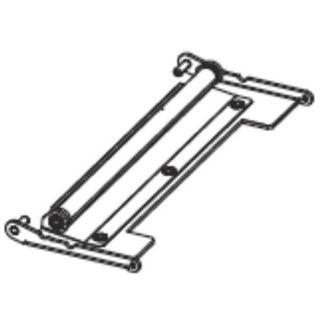 Pannello divisorio in melaminico noce per bench 120xH.35 cm linea Practika Quad…
