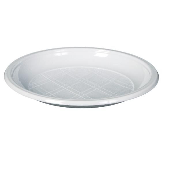 Piatti dessert in PS Ø 165 mm MultiPlate bianchi conf. 20 pezzi - 71531