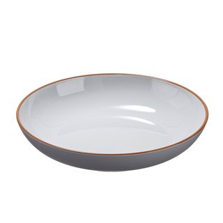 Piatto fondo rPET D22,2x4,4cm grigio Leone