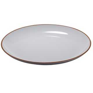 Piatto piano rPET D27,5x2,8cm grigio Leone