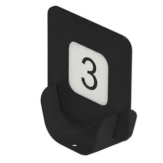 Porta QR code segnaposto METAL NERO 10x4x11,5 cm NERO Stilcasa