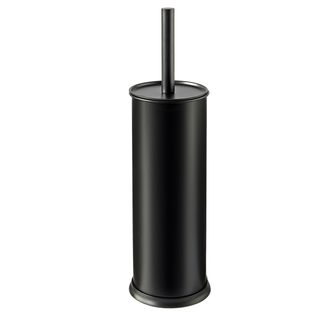 Portascopino Vic D 9,5x H27cm acciaio inox nero satinato Perfetto