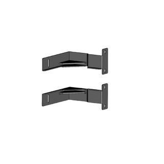 APC Easy Rack - Kit di staffe per asta - sotto - nero