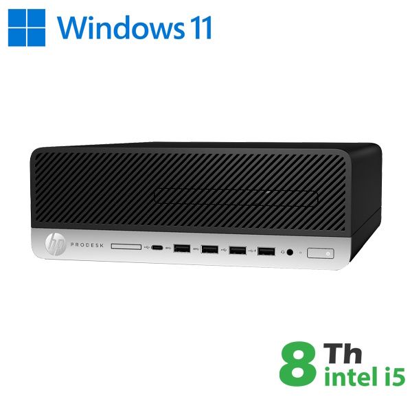 RINOVO HP PC 600G4-400G5 SFF I5-8X00 DDR4 16GB SSD 480GB W11P NO DVD GRADE A 1Y