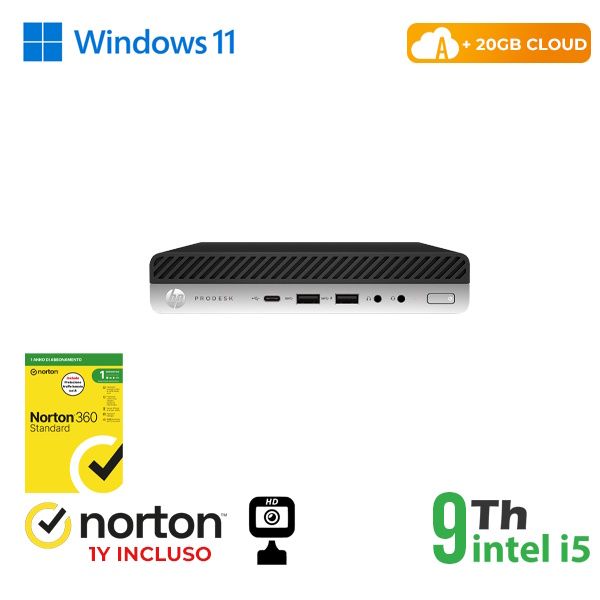 RINOVO Ultra Mini PC DM HP 600-800 G5 i5-9X00T SODDR4 8GB SSD 256GB W11P No Dvd…