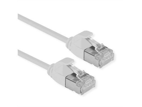 ROLINE CAVO DI RETE U/FTP DATACENTER PATCHCORD CAT.6A/CLASS EA, LSOH, SLIM, GRI…