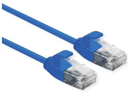 ROLINE CAVO DI RETE UTP DATA CENTER PATCH CORD CAT.6A (CLASSE EA) LSOH SLIM 1.5…