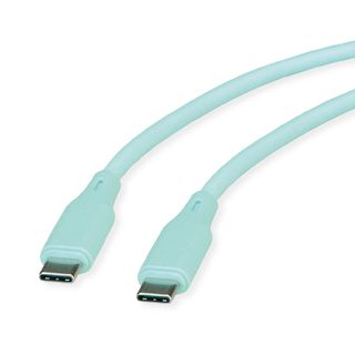 ROLINE CAVO USB COLORATO, 1M, VERDE