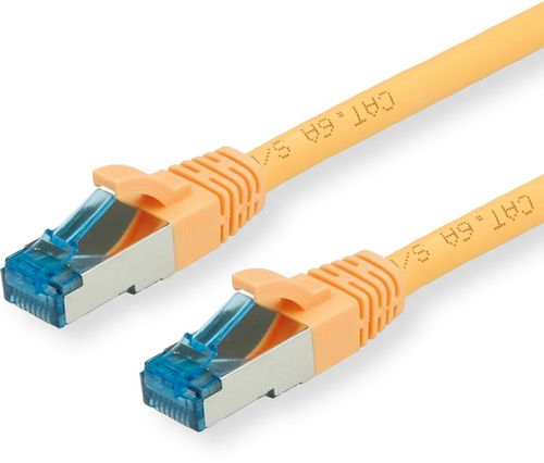 ROLINE VALUE CAVO S/FTP (PiMF) PATCHCORD CAT 6A, CLASS EA, GIALLO, 1,5M