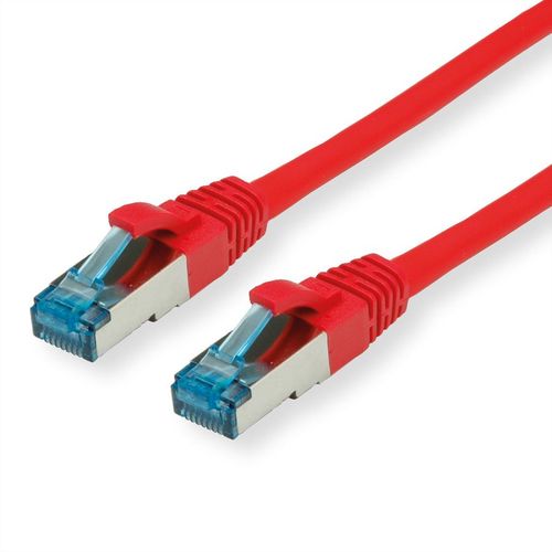 ROLINE VALUE CAVO S/FTP (PiMF) PATCHCORD CAT 6A, CLASS EA, ROSSO, 1,5M