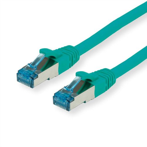 ROLINE VALUE CAVO S/FTP (PiMF) PATCHCORD CAT 6A, CLASS EA, VERDE, 1,5M