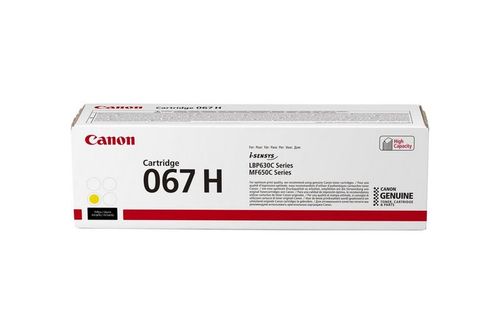 Canon 067 H - Alta capienza - giallo - originale - cartuccia toner - per Satera…