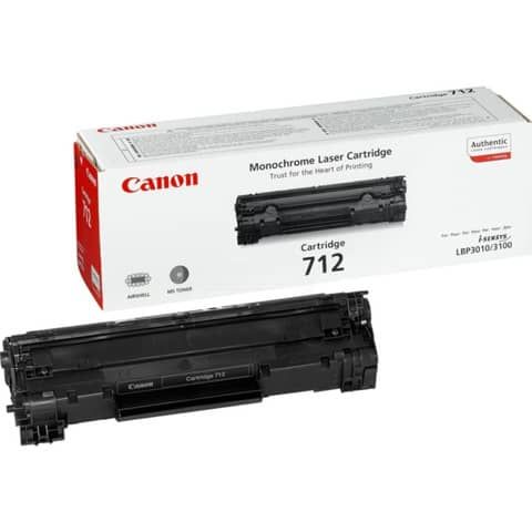 Canon 712 - Nero - originale - cartuccia toner - per i-SENSYS LBP3010, LBP3100