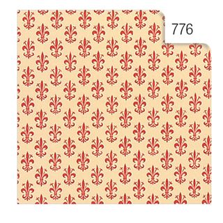 Rotolo carta lavabile per cassetti Sadoch - 50 cm x 5 m fantasia giglio rosso -…