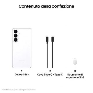 SAMSUNG S947 GALAXY S26+ AI 5G DUAL SIM 6.7" OCTA CORE 256GB RAM 12GB 5G ITALIA…