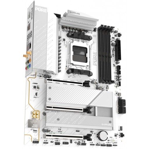 SAPPHIRE PURE B850A WI-FI 7 B850 AM5 ATX BIANCO