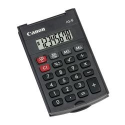 Canon AS-8 - Calcolatrice tascabile - 8 cifre - grigio scuro