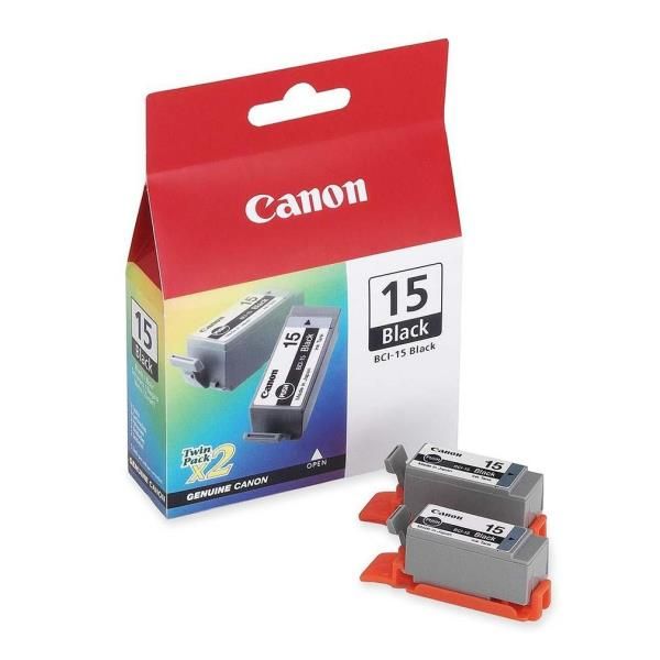 Canon BCI-15 - Confezione da 2 - nero - originale - serbatoio inchiostro - per …