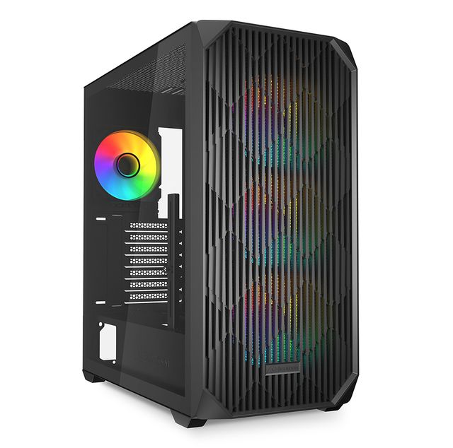 SHARKOON AK3 RGB MIDI TOWER ATX U3 PANNELLO LATERALE IN VETRO TEMPERATO 1 x USB…