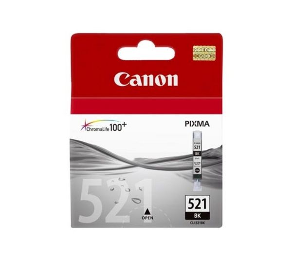 Canon CLI-521BK - 9 ml - nero - originale - blister con sicurezza - serbatoio i…