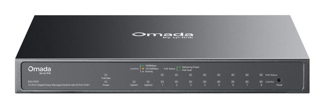 SWITCH OMADA 8-PORTGB POE MANAGED 8XGB RJ45P DESKTOP STEEL INTEG SDN