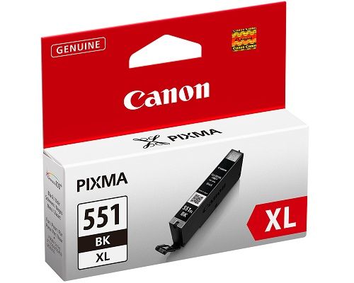 Canon CLI-551BK XL - 11 ml - Alta resa - nero - originale - blister con sicurez…