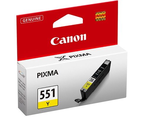 Canon CLI-551Y - 7 ml - giallo - originale - serbatoio inchiostro - per PIXMA i…