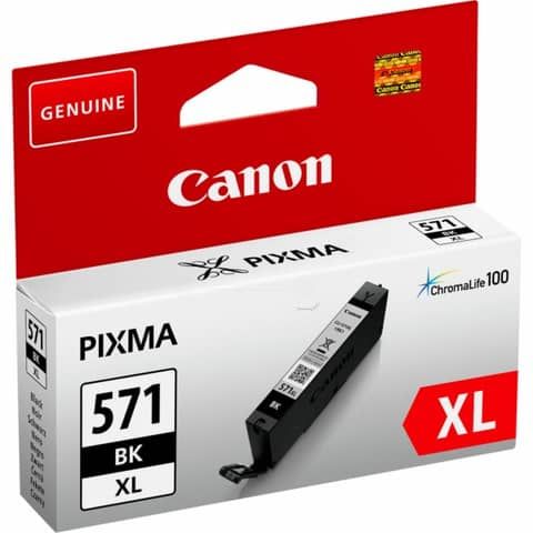 Canon CLI-571BK XL - 11 ml - Alta resa - nero - originale - serbatoio inchiostr…