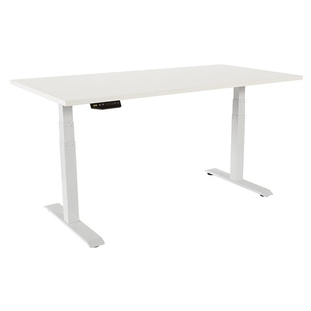 Scrivanie motorizzate regolabili in altezza 120x60x116cm Bianco