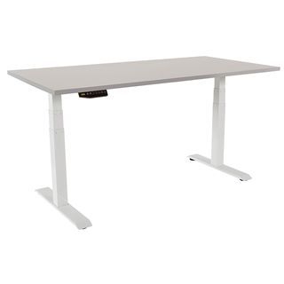 Scrivanie motorizzate regolabili in altezza 120x60x116cm Grigio