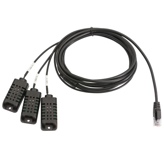 APC Easy Rack - Sensore termico e di umidità del rack PDU - nero