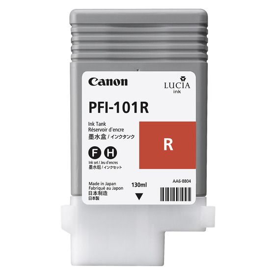 Canon LUCIA PFI-101 R - 130 ml - rosso - originale - serbatoio inchiostro - per…
