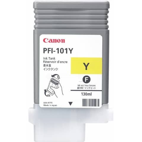 Canon LUCIA PFI-101 Y - 130 ml - giallo - originale - serbatoio inchiostro - pe…