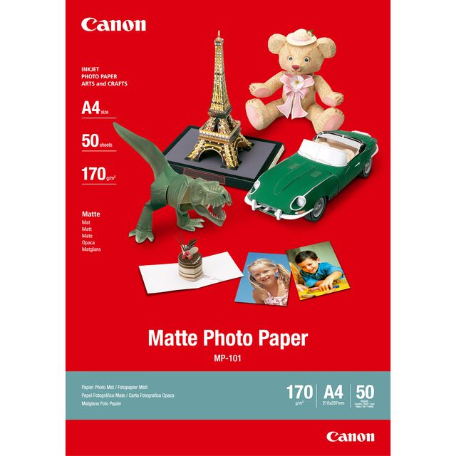 Canon MP-101 - Opaca - A4 (210 x 297 mm) 50 fogli carta fotografica - per PIXMA…