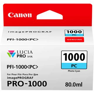Canon PFI-1000 PC - 80 ml - ciano per foto - originale - serbatoio inchiostro -…