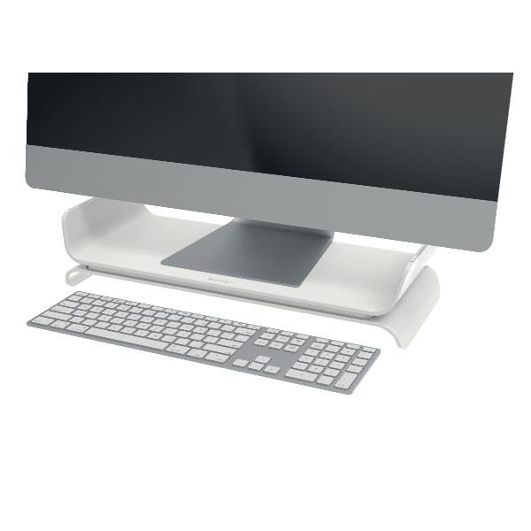 Supporto per monitor regolabile a 2 altezze Leitz Ergo grigio chiaro - 209x112x…