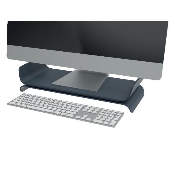Supporto per monitor regolabile a 2 altezze Leitz Ergo grigio scuro - 209x112x4…