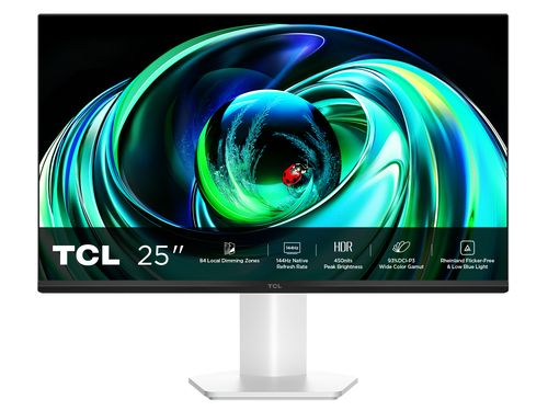 TCL MONITOR GAMING 24,5 mLED IPS 16:9 FHD 5MS 144hz 450 CDM, miniLED Direct-84,…