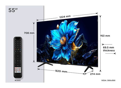 TCL SMART TV QLED 55" 4K