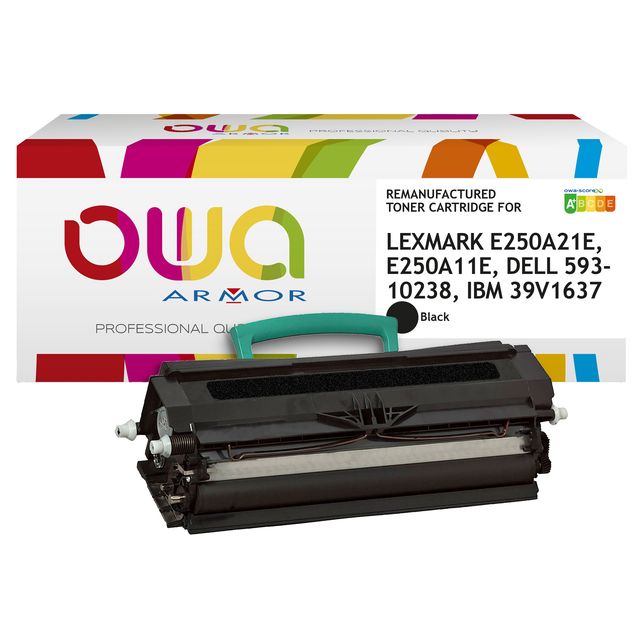TONER NERO PER LEXMARKE250 350 352 450
