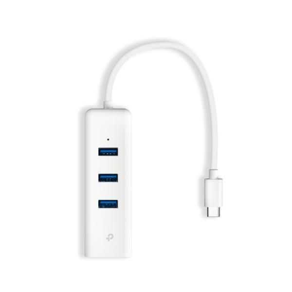 TP-LINK UE330C ATTATORE DI RETE 2 IN 1 ADATTATORE DA USB-C A GIGABIT ETHERNET C…