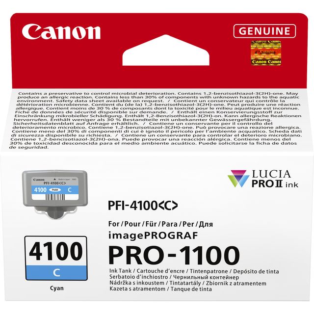 Canon PFI-4100 C - 80 ml - ciano - originale - confezione da appendere - serbat…