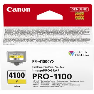 Canon PFI-4100 Y - 80 ml - giallo - originale - confezione da appendere - serba…