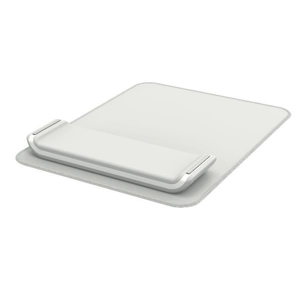 Tappetino per mouse a 2 altezze con poggiapolsi regolabile Leitz Ergo grigio ch…
