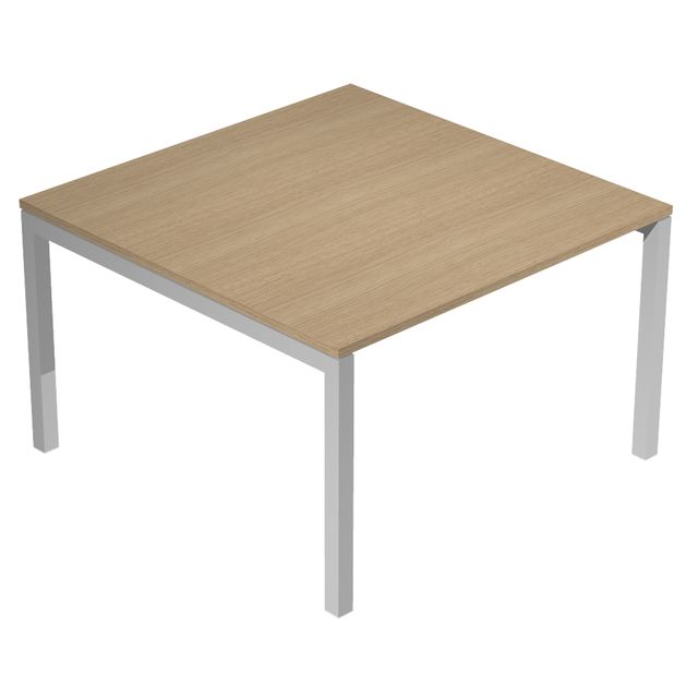 Tavolo riunioni 120X120xH74,4cm rovere AgorA'