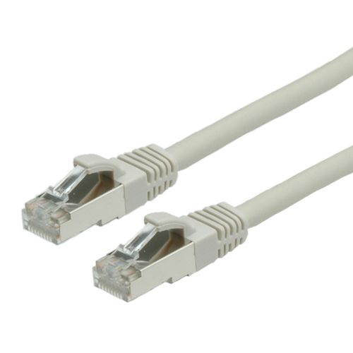 VALUE CAVO DI RETE S/FTP (PIMF) PATCHCORD CAT.6/CLASS E, LSOH, GRIGIO, 0.5M