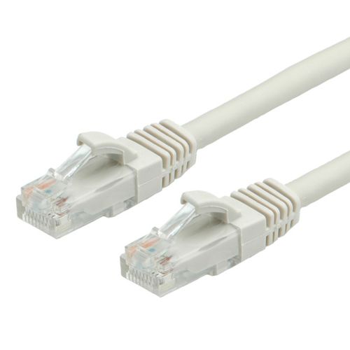 VALUE CAVO DI RETE UTP CAT.6 NON SCHERMATO ALOGEN FREE 0,5 MT GRIGIO
