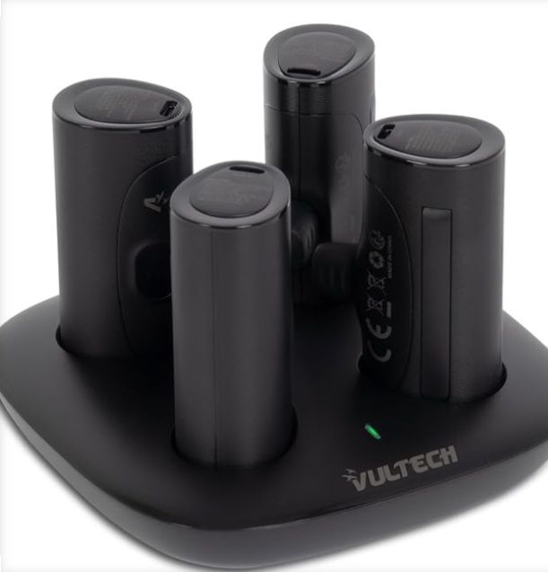 VULTECH, STAZIONE DI RICARICA CON 4 POWERBANK 5000 MAH PER ANDORID E MAC TYPE C…